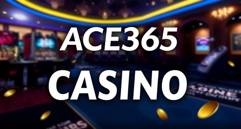 Immersive lounge-style interface of ACE365 casino